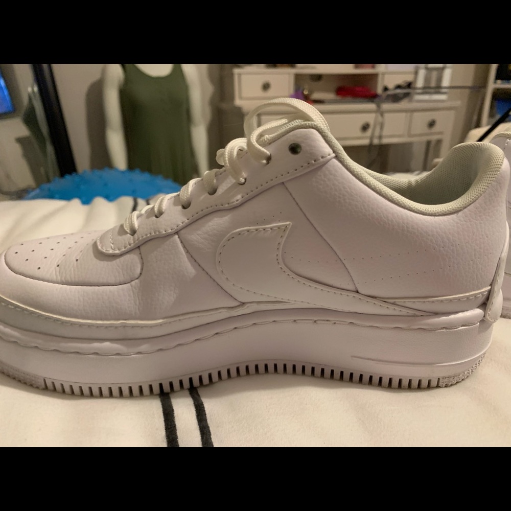 White Nike Air Force 1 Jesters women